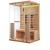 2 osobowa sauna na podczerwień NORDISK 2 125x100x190 cm SB20125 Sanotechnik