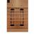 2 osobowa sauna na podczerwień NORDISK 2 125x100x190 cm SB20125 Sanotechnik