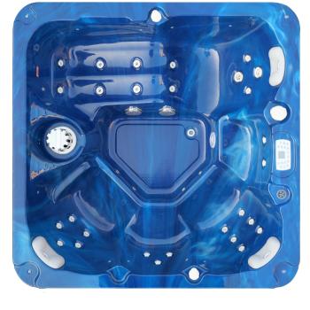 Basen ogrodowy SPA Jacuzzi PALMA niebieski marmur SPA15 Sanotechnik