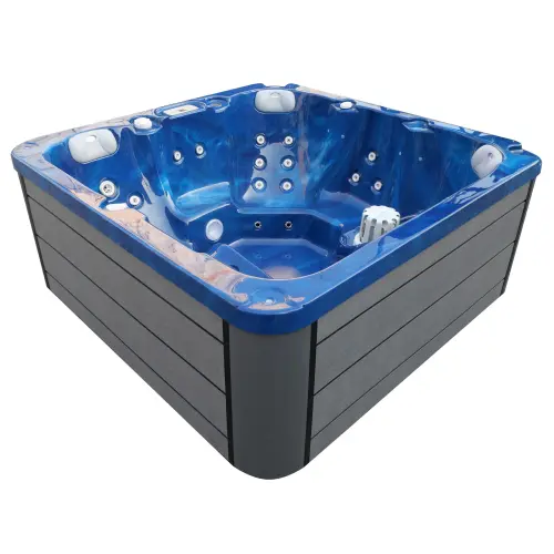 Basen ogrodowy SPA Jacuzzi PALMA niebieski marmur SPA15 Sanotechnik