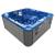 Basen ogrodowy SPA Jacuzzi PALMA niebieski marmur SPA15 Sanotechnik