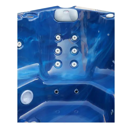 Basen ogrodowy SPA Jacuzzi PALMA niebieski marmur SPA15 Sanotechnik
