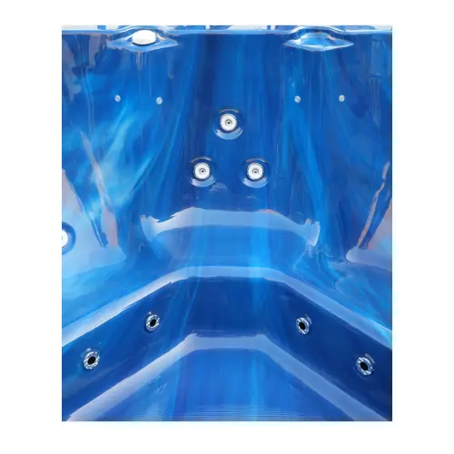 Basen ogrodowy SPA Jacuzzi PALMA niebieski marmur SPA15 Sanotechnik