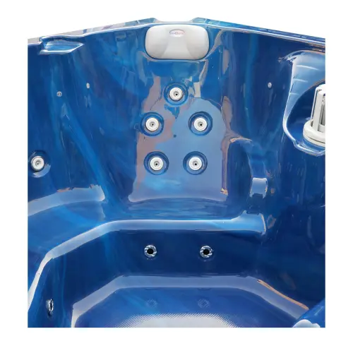 Basen ogrodowy SPA Jacuzzi PALMA niebieski marmur SPA15 Sanotechnik