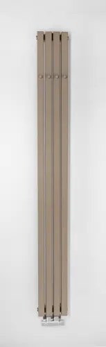 Grzejnik łazienkowy 190 x 1800 mm piaskowiec 604 W LETIZIA IR247S Sapho na ścianie