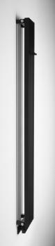 Grzejnik łazienkowy 190 x 1800 mm czarny mat 604 W LETIZIA IR247B Sapho bok