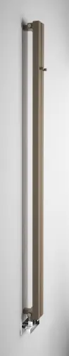 Grzejnik łazienkowy 90 x 1800 mm piaskowiec 301 W LETIZIA IR245S Sapho bokiem
