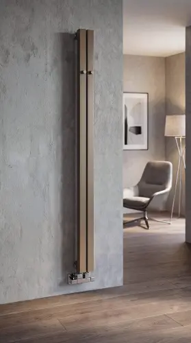Grzejnik łazienkowy 90 x 1800 mm piaskowiec 301 W LETIZIA IR245S Sapho wizualizacja