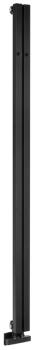 Grzejnik łazienkowy 90 x 1800 mm czarny mat 301 W LETIZIA IR245B Sapho