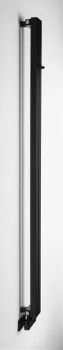 Grzejnik łazienkowy 90 x 1800 mm czarny mat 301 W LETIZIA IR245B Sapho bok