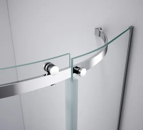 Kabina prysznicowa półokrągła 90 x 90 x 200 cm prawa THRON ROUND TL2690R-5005 POLYSAN listwa