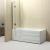 HAITI wanna z drzwiami z lewej strony, 170x76x61 cm G9025