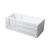 HAITI wanna z drzwiami z lewej strony, 170x76x61 cm G9025