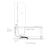 HAITI wanna z drzwiami z lewej strony, 170x76x61 cm G9025